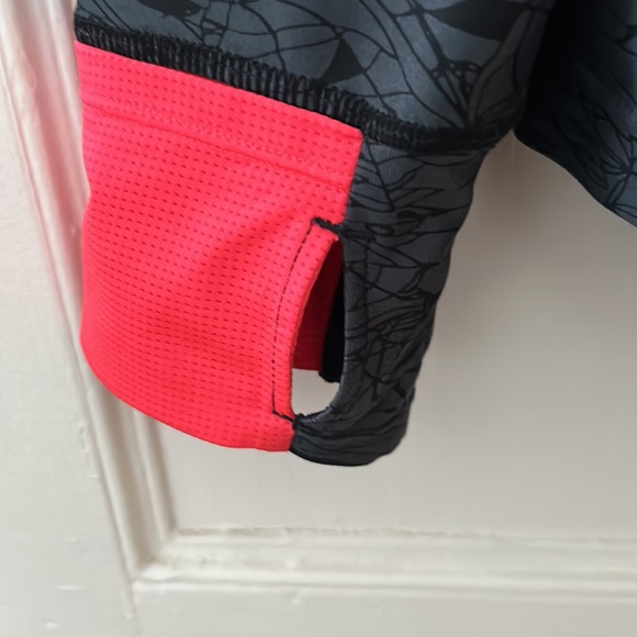 Mondetta ladies full zip running/track jacket. Steel gray with orange trim. XL - Picture 3 of 7